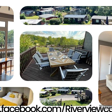 180 River View Cabin Caeathro Экстерьер фото