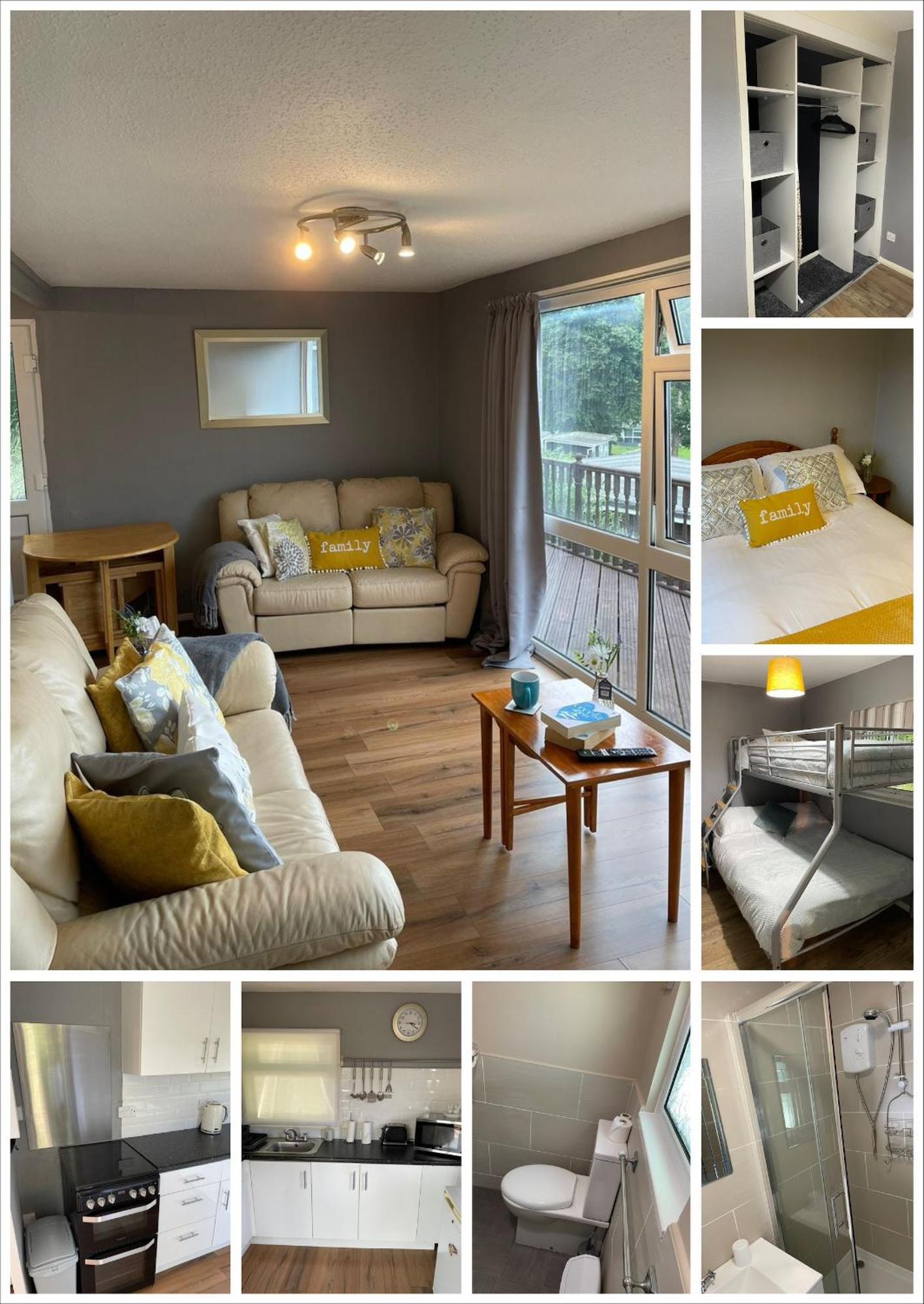 180 River View Cabin Caeathro Экстерьер фото
